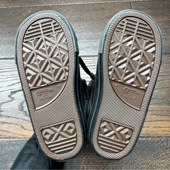 Converse Black High-Top Kids Sneakers - Picture 7 of 10